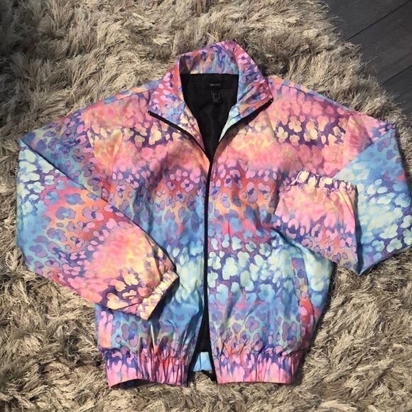 Forever 21 Nylon Bomber style Jacket‎ - Picture 1 of 3